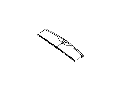Nissan 73114-1PA0A Roof-Rear