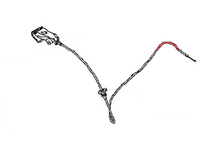 2014 Nissan GT-R Hood Cable - 65621-JF00A