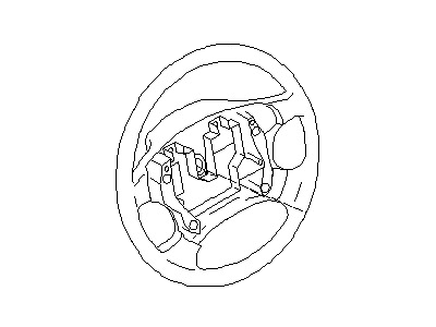 Nissan 48430-8Z360 Steering Wheel Assembly W/O Pad
