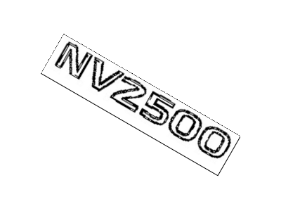 Nissan 93490-1PA1A Rear Gate Name Label