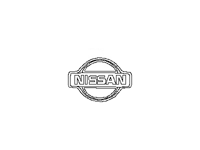 Nissan 84890-7Y010 Trunk Lid Emblem
