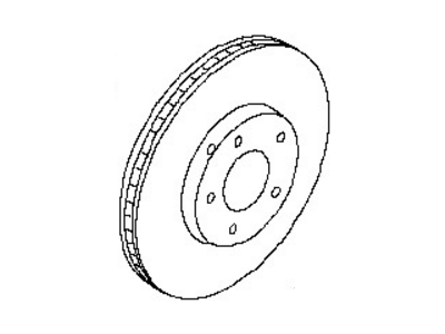 Nissan 40206-AR00A Rotor Disc Brake Front