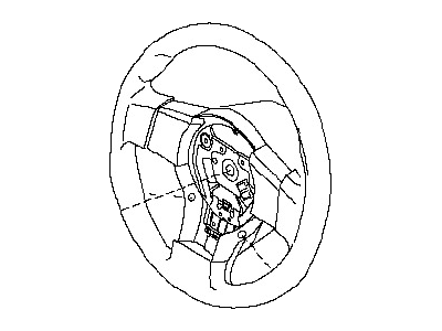 Nissan 48430-CD400 Steering Wheel Assembly W/O Pad