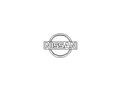 Nissan 62890-96E12 Emblem-Front