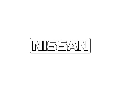 1992 Nissan Maxima Emblem - 62890-85E00