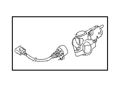 1998 Nissan Sentra Ignition Lock Assembly - 48700-40U10