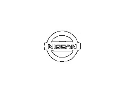 Nissan 84890-9DJ0A Emblem-Trunk Lid