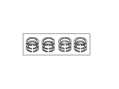 Nissan Pathfinder Piston Ring Set - 12033-6KA0A