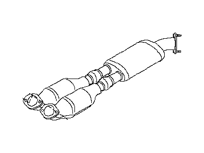 Nissan 20300-KJ20A Exhaust Muffler Assembly