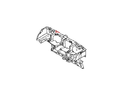 Nissan 21578-JF00A Guide-Air,Radiator Upper