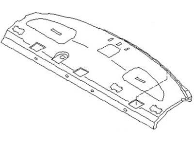 Nissan 79910-ZB102 Finisher-Rear Parcel Shelf