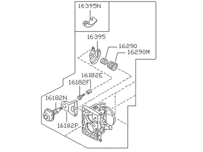 Nissan Stanza Throttle Body - 16118-D3510
