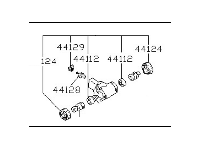 Nissan Pulsar NX Wheel Cylinder Repair Kit - D4100-M4991