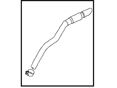 Nissan 20050-ZL00A Exhaust Tube Assembly, Rear