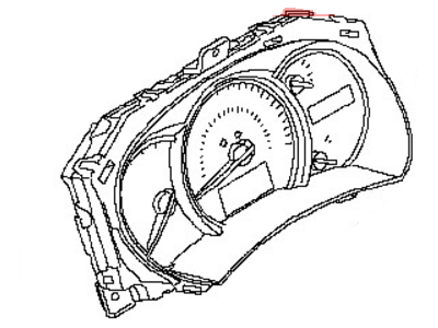 Nissan 24820-1JA0B Speedometer Assembly