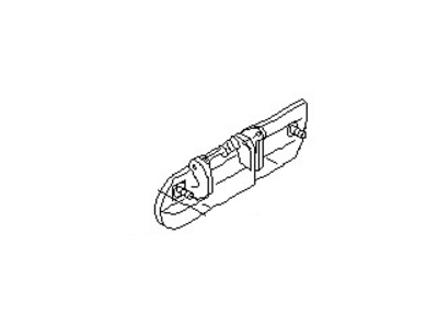 Nissan 80606-6E309 Front Door Outside Handle Assembly, Right