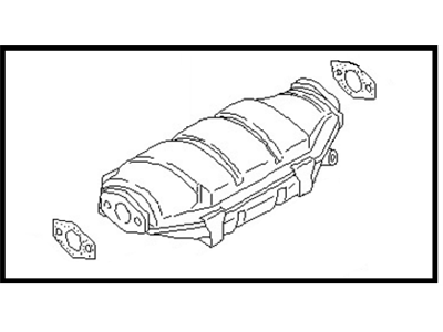 Nissan 20802-43E27 Catalytic Converter With Shelter