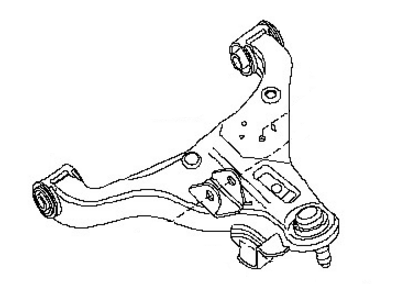 Nissan 54501-9CD0A Link Complete Front Suspension, Lower Lh