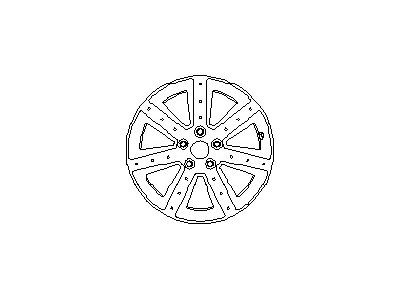 Nissan 40300-CD028 Aluminum Wheel