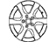 Nissan D0C00-1KM9J Aluminum Wheel