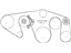 Nissan 02117-90513 Fan & Alternator Belt