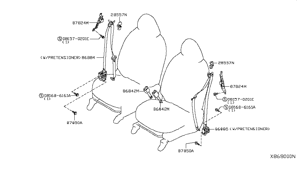 331113KA0A Genuine Nissan 331113KA0A SEALO RING