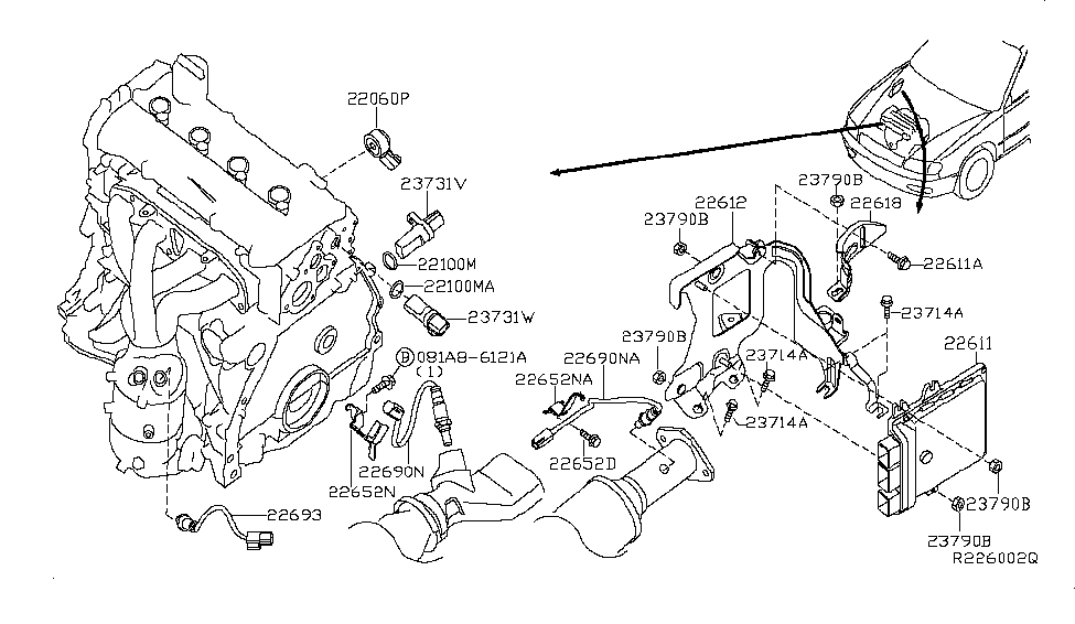 2012 Nissan Altima Parts Diagram