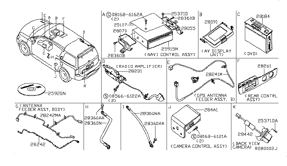 35 2004 Nissan Armada Parts Diagram