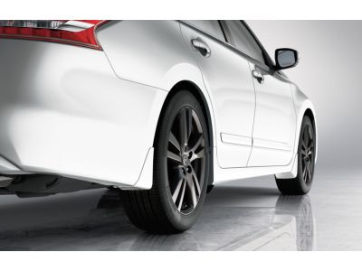 Nissan Splash Guards - Rear QAK White Glacier White (2-piece) T99J2-6CA7B