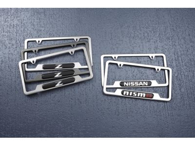 Nissan 999MB-SV000 License Plate Frame - (Ss Finish With Nissan Logo)