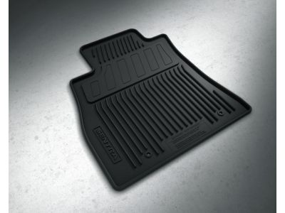 Nissan T99E1-6LB0A All-Season Floor Mats - Black Rubber (4 Piece)