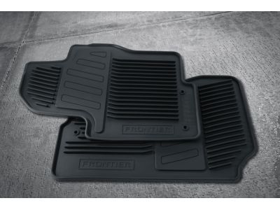 Nissan Floor Mats, All-Season, King Cab (Rubber / 2-Piece / Black) 999E1-BX000BV