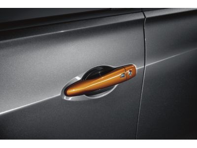 Nissan DOOR HANDLE COVERS with I-KEY Orange T99G8-5RL0F