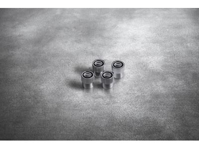 Nissan Valve Stem Caps - Nissan (4-Piece Set / Nissan Logo) 999MB-SX000