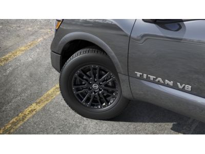 Nissan Wheel 20 Black Alloy Wheel with Center Cap and 6 Lug Nuts (40224 ZP50A) 999W1-W4000