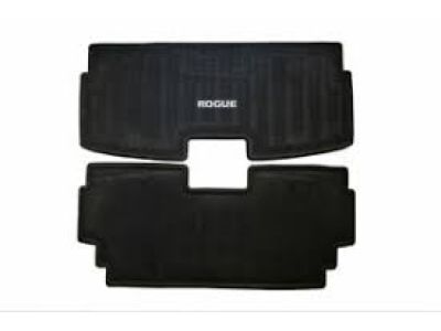 Nissan Cargo Area Protector - Carpeted Black (2-piece) T99E3-6RR0A