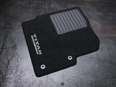 Nissan Crew Cab Midnight Edition Carpeted Floor Mats 999E2-W6000