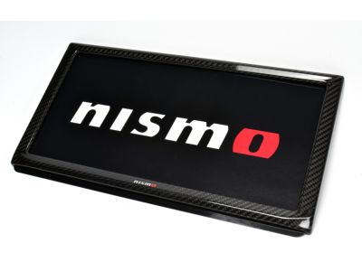 Nissan 96210-RN010 Nismo Carbon License Plate Rim For Jdm Vehicles Only