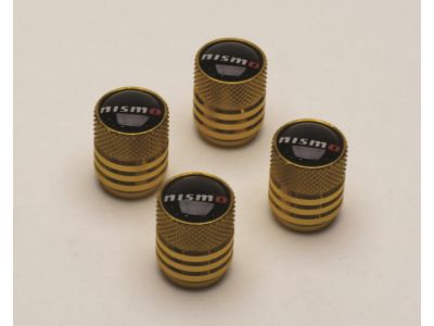 Nissan 99927-VLCGD Nismo Valve Cap Set-Gold