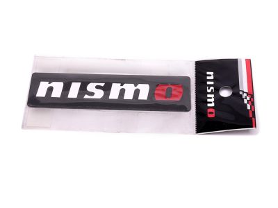 Nissan 99993-RN211 Nismo Black Bumper Emblem