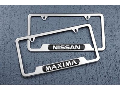 Nissan Maxima Polished Stainless Steel License Plate Frame 999MB-MV001