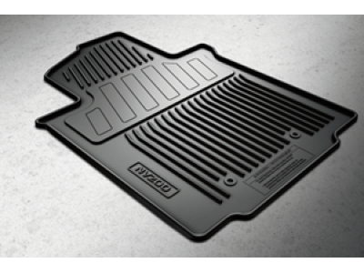 Nissan All-Season Floor Mats (NV200 / Front-only / 2-piece / Black) 999E1-F3000