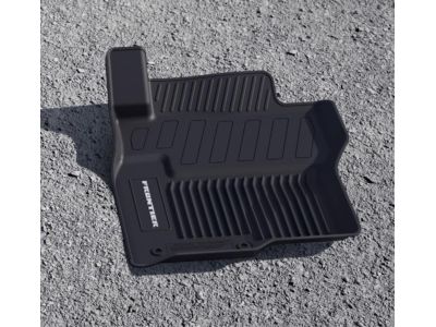 Nissan All-Season Floor Mats - High Wall Liner (Rubber / 4-piece / Black) CREW CAB T99E4-9BU0A