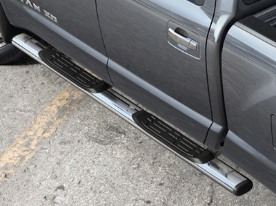 Nissan Step Rails - 2-Piece Set,Finish:Graphite 999T6-W4450