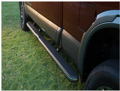 Nissan Running Boards RH CC 5.5 with o Lights Dark Chrome (Titan Crew Cab 5.5 Bed) 999T6-W3723