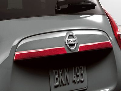 Nissan Hatch Handle Finishers - Various;Red KE791-1KA50RD