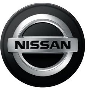 Nissan Center Caps White (1-piece) 40342-BA61D