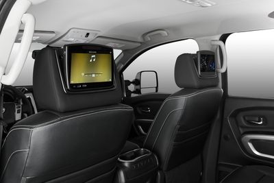 Nissan Titan And Titan Xd Crew Cab Only Rear Seat Entertainment (Dvd /Digital Media System) 999U8-W7400