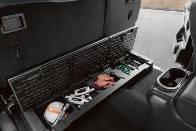 Nissan Rear Underseat Cargo Organizer - Crew Cab, Lockable 999C2-W3002