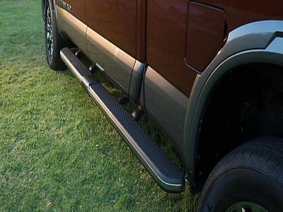 Nissan Running Boards LH CC 5.5 with Lights Dark Chrome (Titan Crew Cab 5.5 Bed) 999T6-W3704